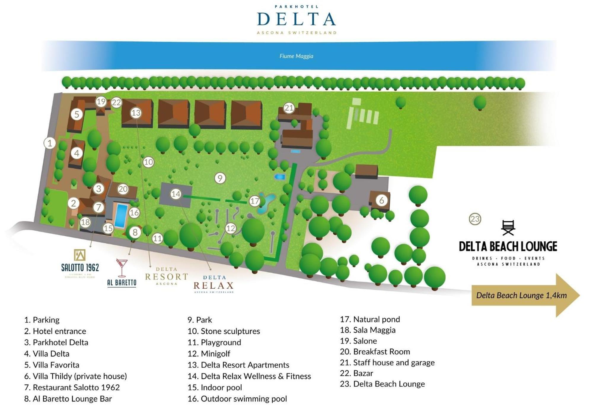 Villa Favorita - Parkhotel Delta Аскона Екстер'єр фото